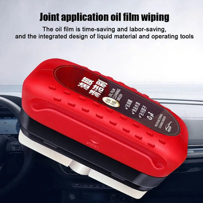 Powerful Glossy Car Windshield Cleaner – Oil Film Remover and Dirt Eliminator for Car Windows with Cleaning Brush